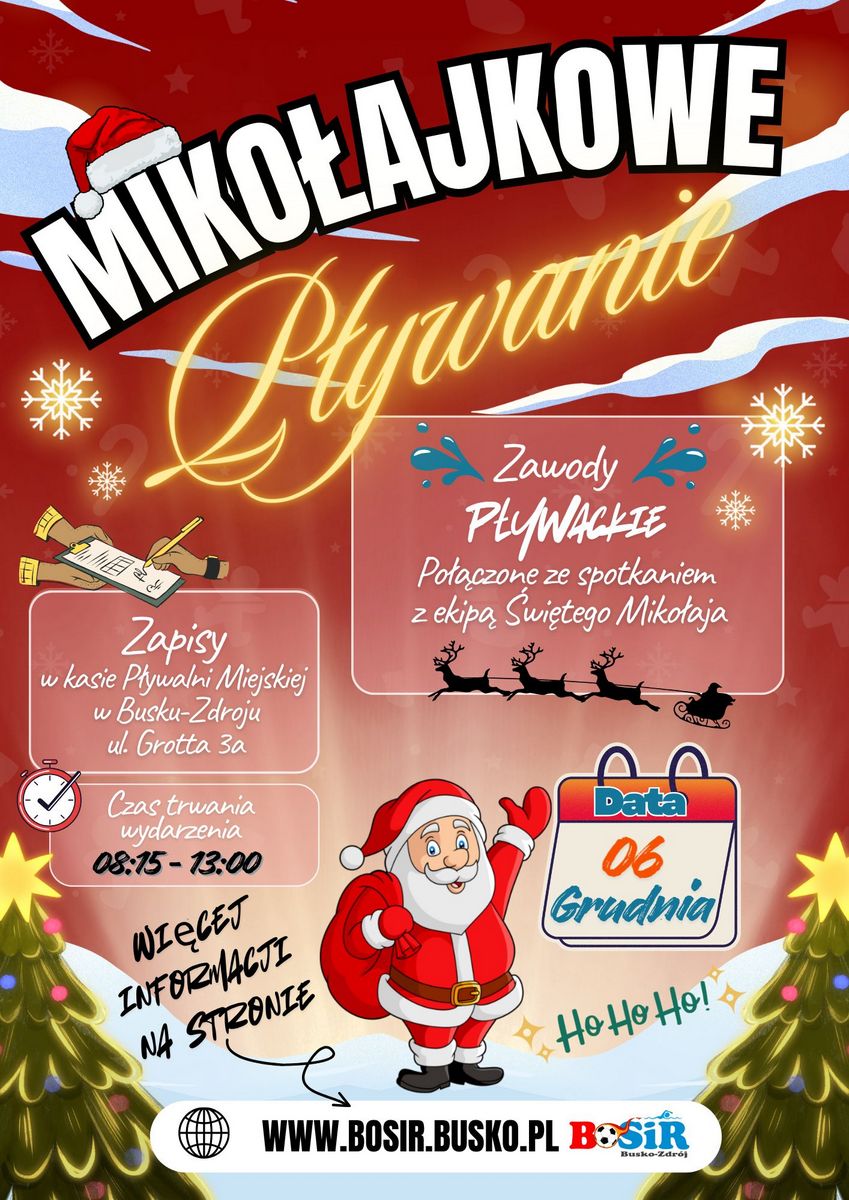 Plakat Mikolajkowe Plywanie 001