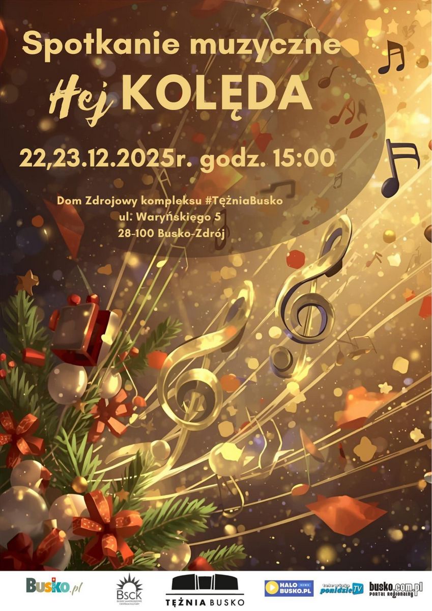 koledowanie w tezni plakat