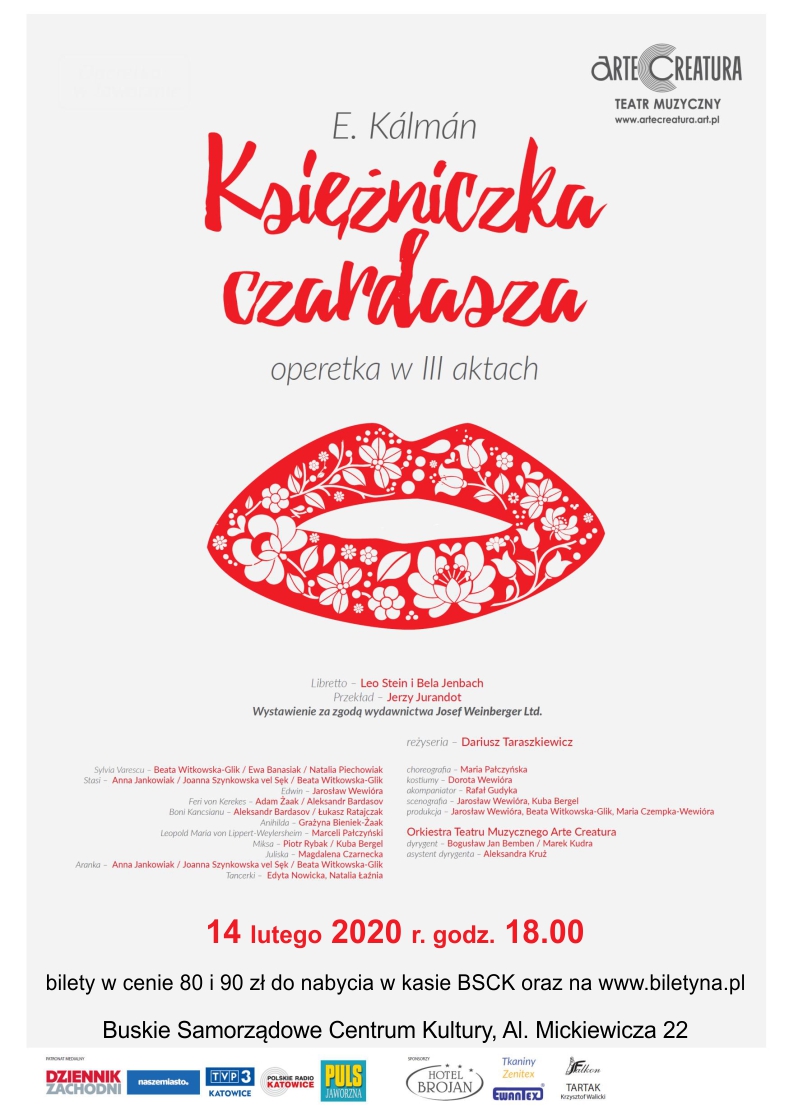  Księżniczka Czardasza - operetka w III aktach