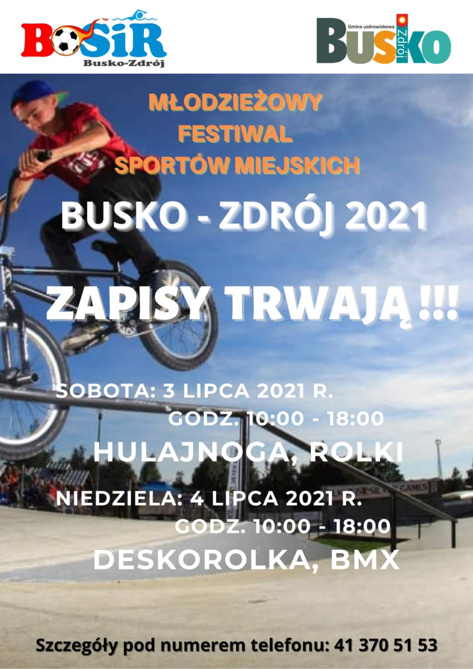 Młodzieżowy Festiwal Sportów Miejskich - BOSIR