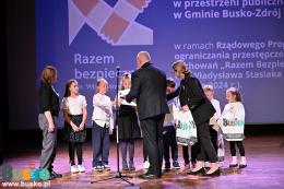  Uroczystość wręczenia nagród w konkursie 'Bezpieczny pieszy'