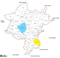 mapa 47 sołectw