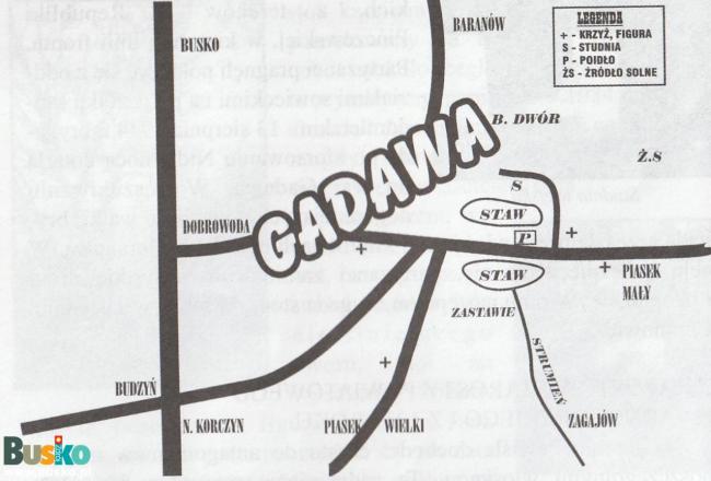 mapa Gadawa