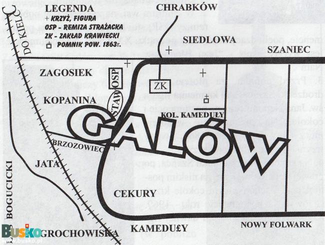 mapa Galowa