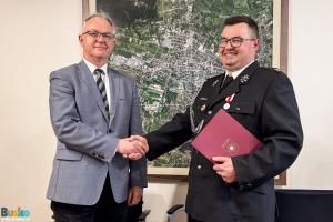 Przekazanie  samochodu ratowniczo-gaśniczego dla OSP Galów