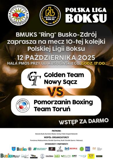 plakat Polska Liga Boksu