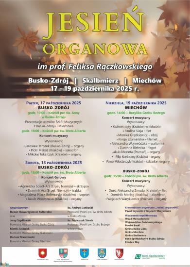 plakat Jasień Organowa 