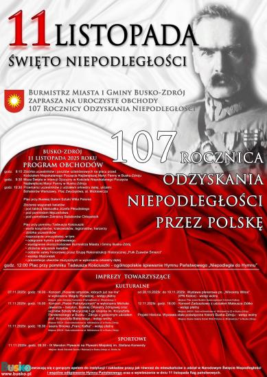 Plakat 11 listopada Święto Niepodległości