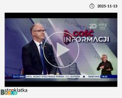 screan z TVP 3  Kielce