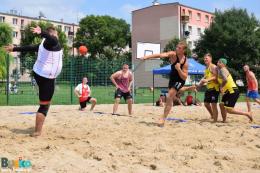 Na zdjęciu widoczna jest akcja meczowa.