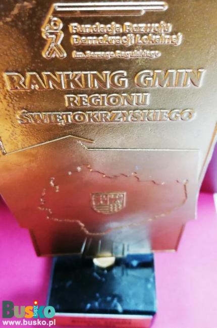 Gmina Busko-Zdrój na podium w Rankigu Gmin Regionu Świętokrzyskiego