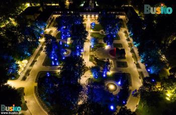 Zdjęcie przedstawia Park Zdrojowy po rewitalizacji
