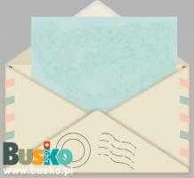 Grafika przedstawia list jako ilustrację do informacji dla mieszkańców o dostarczaniu decyzji podatkowych