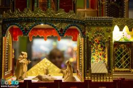 Na zdjęciu widoczne detale jednej z szopek