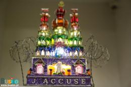 Na zdjęciu jedna z szopek krakowskich