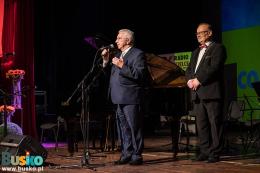 Na scenie BSCK przemawia poseł na Sejm RP Krzysztof Lipiec