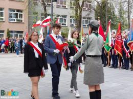 Delegacje składają wiązanki pod pomnikiem Kościuszki