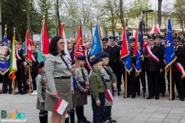 Delegacje składają wiązanki pod pomnikiem Kościuszki