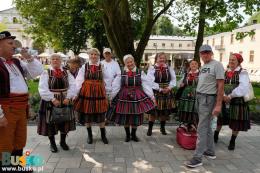 Na zdjęciu uczestnicy Buskich Spotkań z Folklorem