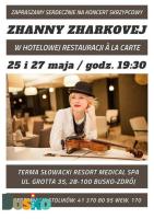 Plakat promujący koncert Zhanny Zharkovej