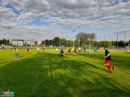 Doskonała interwencja bramkarza drużyny Akademii Piłkarskiej Champions