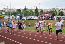 Na bieżni najmłodsi uczestnicy biegu
