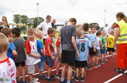 Na bieżni najmłodsi uczestnicy biegu