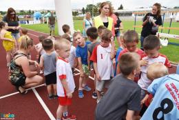 Na bieżni najmłodsi uczestnicy biegu