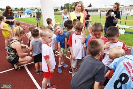 Na bieżni najmłodsi uczestnicy biegu
