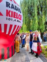 Uczestnicy festiwalu Jawor tuż przed występem 