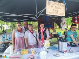 Na fotografii jedno ze stoisk regionalnych KGW