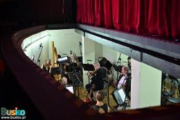 Widok na orkiestrę w orkiestronie