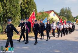 Zdjęcie przedstawia obchody 95-lecia OSP Mikułowice