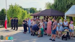 Zdjęcie przedstawia obchody 95-lecia OSP Mikułowice