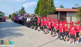 Zdjęcie przedstawia obchody 95-lecia OSP Mikułowice