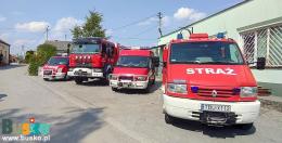 Zdjęcie przedstawia obchody 95-lecia OSP Mikułowice