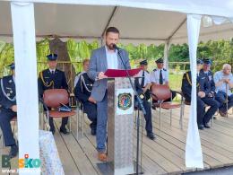 Zdjęcie przedstawia obchody 95-lecia OSP Mikułowice