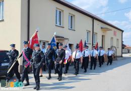 Zdjęcie przedstawia obchody 95-lecia OSP Mikułowice