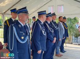 Zdjęcie przedstawia obchody 95-lecia OSP Mikułowice