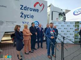 Zdjęcie przedstawia Strefę Zdrowia w Busku-Zdroju w ramach projektu ZDROWE ŻYCIE w dn. 24-25.09.2022 Zdjęcie przedstawia Strefę Zdrowia w Busku-Zdroju w ramach projektu ZDROWE ŻYCIE w dn. 24-25.09.2022