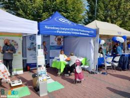 Zdjęcie przedstawia Strefę Zdrowia w Busku-Zdroju w ramach projektu ZDROWE ŻYCIE w dn. 24-25.09.2022