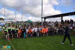 Uczestnicy biegów przełajowych