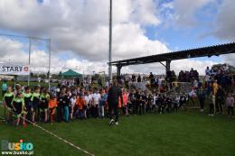 Uczestnicy biegów przełajowych