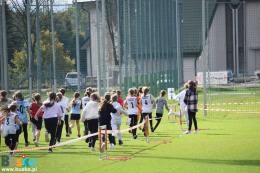 Uczestnicy biegów przełajowych