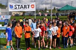 Uczestnicy biegów przełajowych