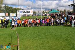 Uczestnicy biegów przełajowych