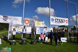 uroczystość wręczenia nagród dla uczestników biegu