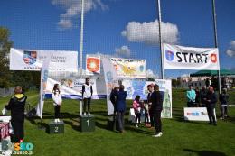 uroczystość wręczenia nagród dla uczestników biegu