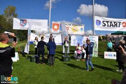 uroczystość wręczenia nagród dla uczestników biegu