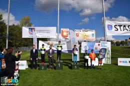 uroczystość wręczenia nagród dla uczestników biegu